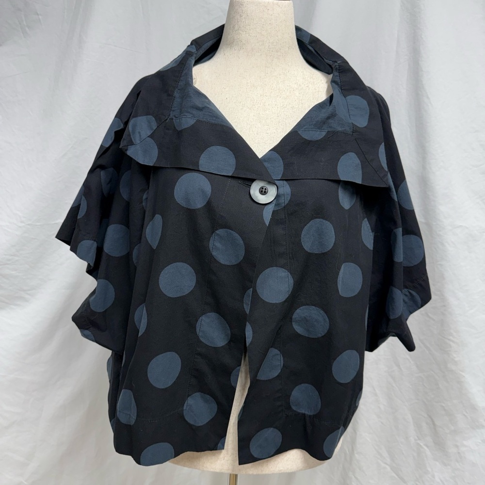 Alembika Urban Collection Polka Dot Cape Jacket